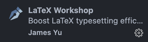LaTeX Workshop